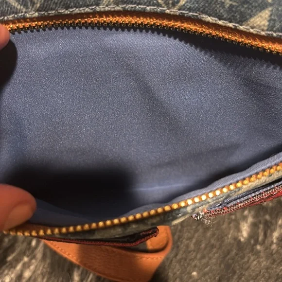 Desigual Crossbody Bag Patchwork Adjustable Boho Embroidered - Picture 4 of 13